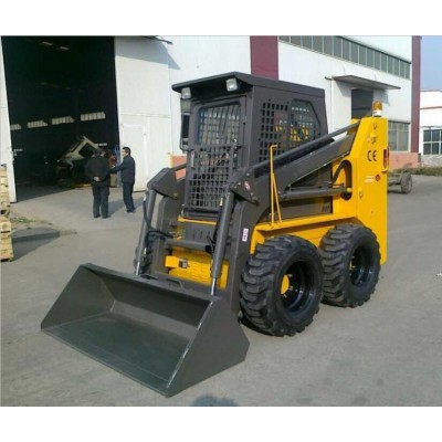 Factory Price Mini Skid Steer Loader Wheel Loader With Diesel Engine