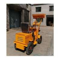 Manufacturers direct price concessions Four-wheel drive electric loader Used for shoveling soil, sand and lime