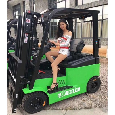 Four Wheel Drive Lithium Battery Forklift Mast 4500mm Very Popular