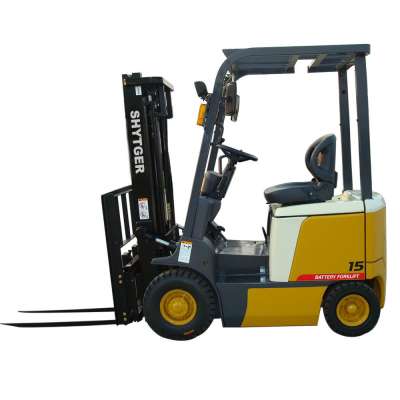 New Design 1.5 Ton Electric Forklift Truck with SGS,ISO9001,ECM