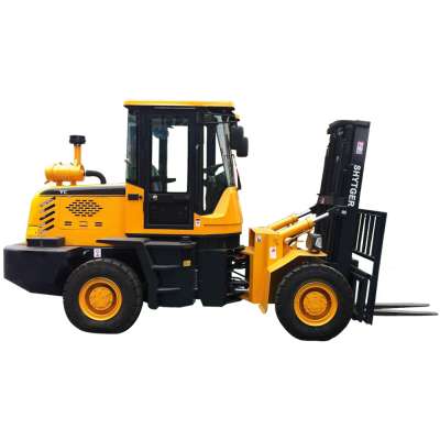 10t rough terrain forklift truck yc100