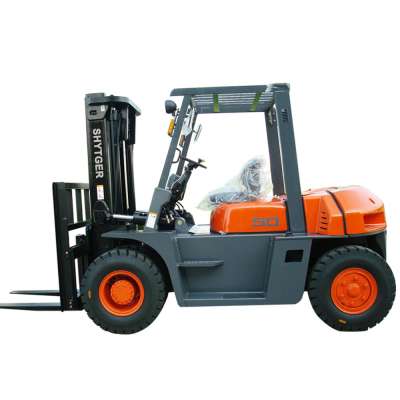 FD50 Forklift Truck / Lift Height 3000 mm 5 Ton Diesel Forklift Truck For Sale