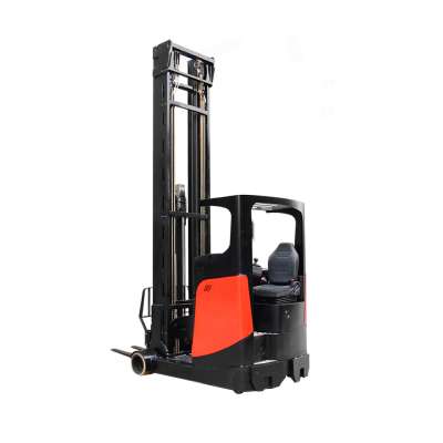 Super High Stacker SHYTGER 2 Ton Electric Reach Forklift Truck Triple Stage 8.5M Lift Height