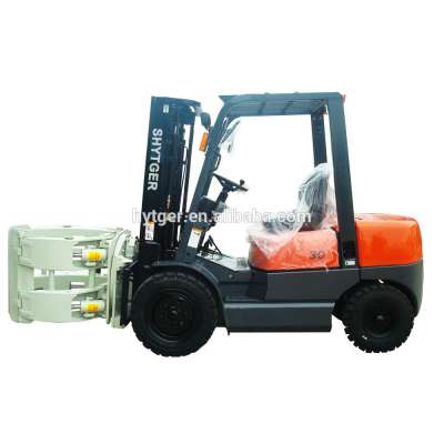 3 Ton Diesel Forklift Attached Paper Roll Clamp